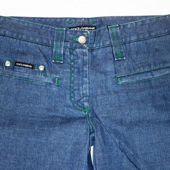 DOLCE & GABBANA  Denim D&G Jeans Wide Leg ITALY - Picture 4 of 4